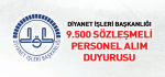 9500 Sözleşmeli Personel Alım Duyurusu