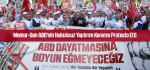 Memur-Sen ABD'nin Hukuksuz Yaptırım Kararını ABD Büyükelçiliği Önünde Protesto Etti
