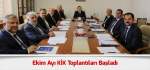 Ekim Ayı KİK Toplantıları Başladı