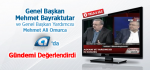 Genel Başkan Bayraktutar ve Gn.Bsk.Yrd. Mehmet Ali Omurca Kanal A'ya Konuk Oldu