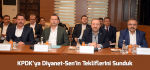 KPDK’ya Diyanet-Sen’in Tekliflerini Sunduk