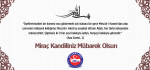 Miraç Kandiliniz Mübarek Olsun